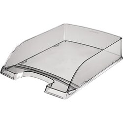 Leitz 52260092 Briefablage Transparent Plus DIN A4 PS grau