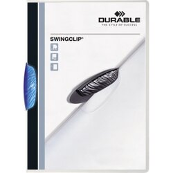 DURABLE 226006 Klemmmappe SWINGCLIP DIN A4 max. 30Bl. Klemme bl