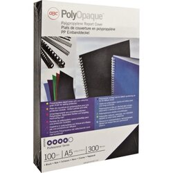 GBC® IB386800 Deckblatt PolyOpaque DIN A4 PP blau 100 St./Pack.
