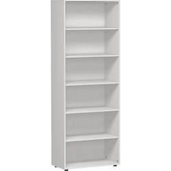 Geramöbel S-386001-L Regal Flex 6OH 5Böden 800x2.160x400mm l.grau