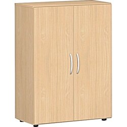 Geramöbel S-383102-BB Flügeltürenschrank Flex 3OH 80x42x110,4cm bu