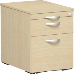 Geramöbel S-530152-AA Rollcontainer Flex 438x565x600mm ahorn