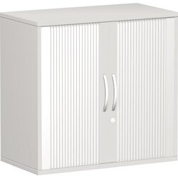 Geramöbel S-382117-SL Rollladenschrank Flex 2OH l.gr/ws