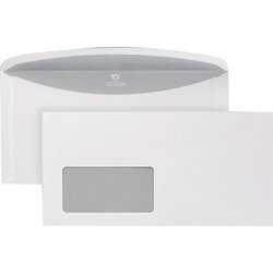 BONG 02526177 Kuvertierhülle C6/5 mF gummiert ws 1000 St./Pack.