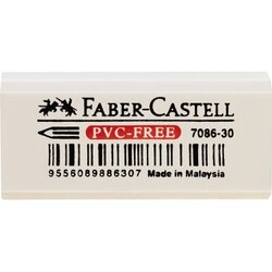 Faber-Castell 188730 Radierer 7086-30 18x12x41mm Kunststoff weiß
