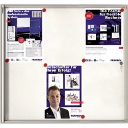 FRANKEN FSA8 Schaukasten X-tra! Line 8x DIN A4 68x96x3cm weiß