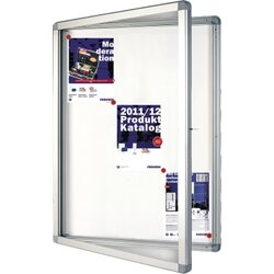 FRANKEN SK12SE Schaukasten ECO 12 x DIN A4 98x101,1x4,5cm weiß