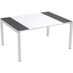 easyDesk® T150.13.13.11 Konferenztisch 150x75x114cm an/ws