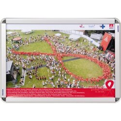 FRANKEN BS0801 Bilderwechselrahmen für DIN A2 silber
