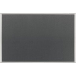 magnetoplan® 1412001 Textilpinnwand SP 120x90cm grau