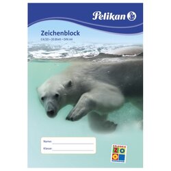 Pelikan 224824 Zeichenblock C4/20 DIN A4 20Blatt
