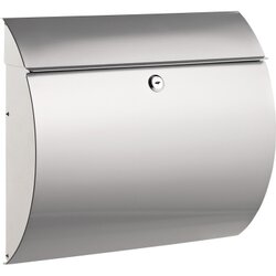 ALCO 8607 Briefkasten 37,5x33x12cm Metall silber