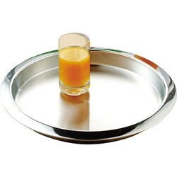 Esmeyer® 307-009 Serviertablett VENGA 35cm rund edelstahl