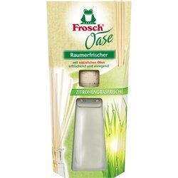 Frosch Oase 114378 Lufterfrischer Oase Zitronengras 90ml +6Stäbchen