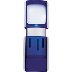 WEDO® 2717503 Lupe 4,7x11,8x1,4cm LED blau +Batterien
