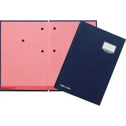 PAGNA 24202-02 Unterschriftenmappe de Luxe 20Fächer Pappe blau