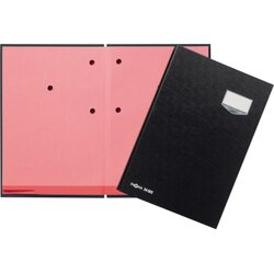 PAGNA 24202-04 Unterschriftenmappe de Luxe 20Fächer Pappe schwarz