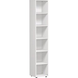 Geramöbel S-346001-W Regal Flex 6OH 6Böden 400x2.160x400mm ws