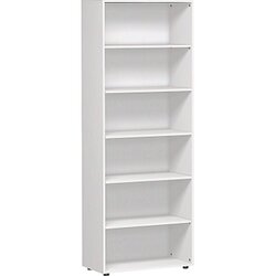 Geramöbel S-386001-W Regal Flex 6OH 6Böden 800x2.160x400mm ws