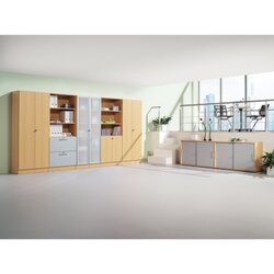 Hammerbacher Hängeregistraturschrank buche