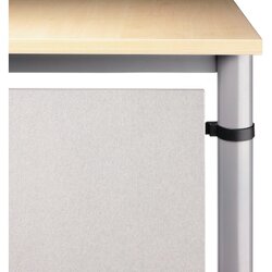 Hammerbacher VHR08/S Rückwandverkleidung 62x40x1,9cm silber