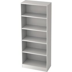 Hammerbacher V6000/W Regal Solid 5OH 80x40x200,4cm weiß