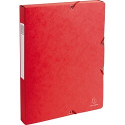 Exacompta 50305E Heftbox Exabox DIN A4 25mm Karton rot
