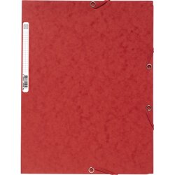 Exacompta 55505E Eckspanner Nature Future DIN A4 400g Karton rot