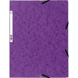 Exacompta 55508E Eckspanner Nature Future DIN A4 400g Karton violett