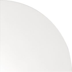 Hammerbacher VHE91/W Verkettungsplatte 80x80cm weiß 
