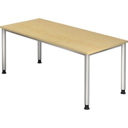 Hammerbacher VHS19/3/S Schreibtisch 180x80cm ahorn 