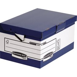 Bankers Box® 0048901 Archivbox Ergo Box System Maxi blau/weiß