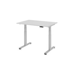 Hammerbacher VXDSM12/5/S Schreibtisch 120x80cm grau 