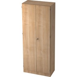 Hammerbacher V6200/N/N/SG Garderobenschrank 5OH nußbaum/nußbaum