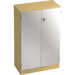 Hammerbacher V6550/3/S/SG Flügeltürenschrank 3OH ahorn/silber