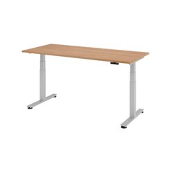 Hammerbacher VXDSM19/N/S Schreibtisch 180x80cm nußbaum 