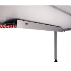 Hammerbacher VHK12/5 Kabelführung 90x22x7cm grau 