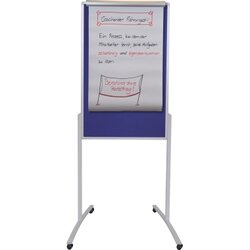 FRANKEN MTF801303 Mulitfunktionstafel PRO mobil  125x78cm Filz bl