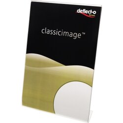 Deflecto® 47501 Tischaufsteller Classic Image schräg  A5 hoch tr