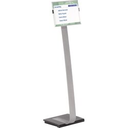 DURABLE 481323 Bodenständer INFO SIGN stand A3 Aluminium