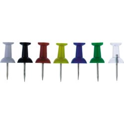 ALCO 662-26 Pinnwandnadel 7,5x12mm sortiert 40 St./Pack.