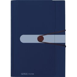 Herlitz 11411261 Fächermappe 12Fächer Recycling PP dunkelblau