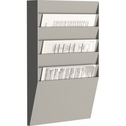 Paperflow A4H1X6.02 Wand-Sortiertafel H 6F DIN A4 grau