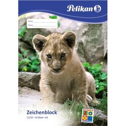 Pelikan 224832 Zeichenblock C3/10 DIN A3 10Blatt