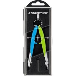 STAEDTLER® 556 00-N1 Zirkel Mars Comfort NEON 1 blau/grün