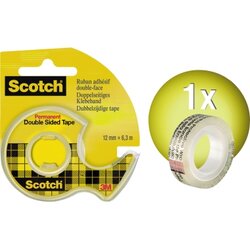 Scotch® 665H1263 Handabroller +1Rolle doppelseitiges Klebeband
