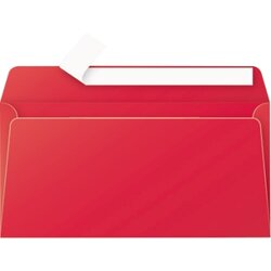 Clairefontaine 5585C Briefumschlag Pollen DL kirschrot 20 St./Pack.