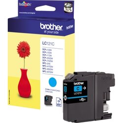 Brother LC121C Tintenpatrone 300Seiten cyan 