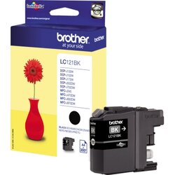 Brother LC121BK Tintenpatrone 300Seiten schwarz