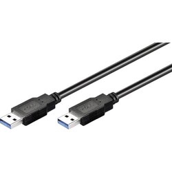 Goobay® 93929 USB Kabel USB 3.0 3m A/A-Stecker schwarz